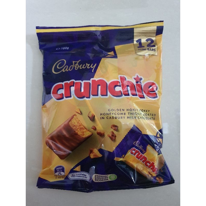 

Cadbury Crunchie Chocolate Isi 12 Pcs ORIGINAL IMPORT AUSTRALIA