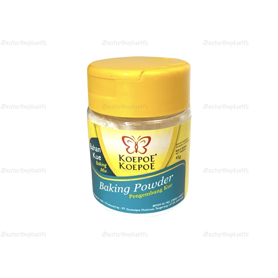 

Baking Powder Koepoe - Koepoe Pengembang Kue Kupu - Kupu 45 gr