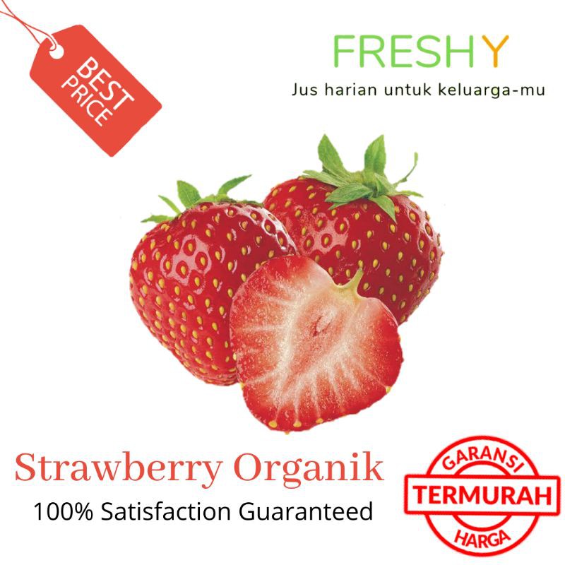 

Termurah Grosir Strawberry Organik Bergaransi / Pack Mika 125Gr