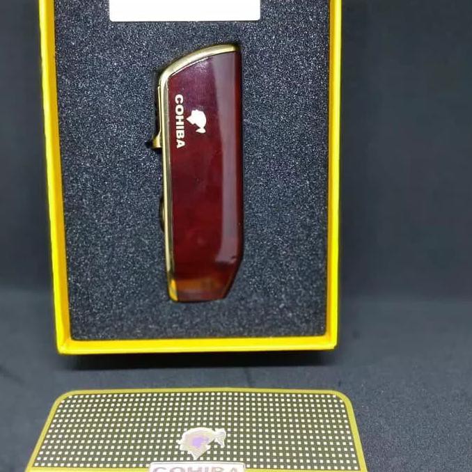 Korek Gas Bara (Cerutu) Cohiba Torch Lighter Triple Jet Flame