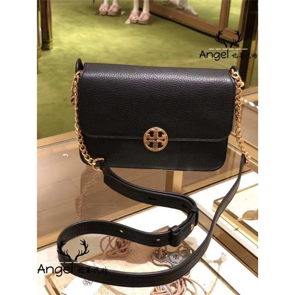 tory burch chelsea 21 black crossbody original bag tas tb authentic
