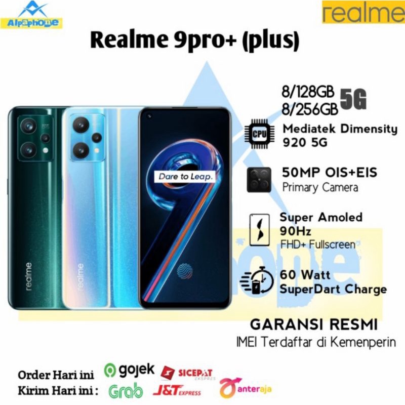 realme 9 pro plus,9,9i original garansi resmi indonesia