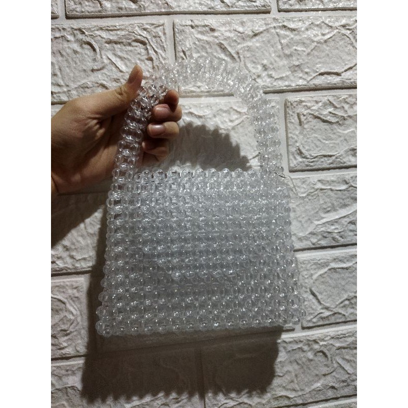 beaded bag / handbag lusiana / tas mutiara / tas manik manik
