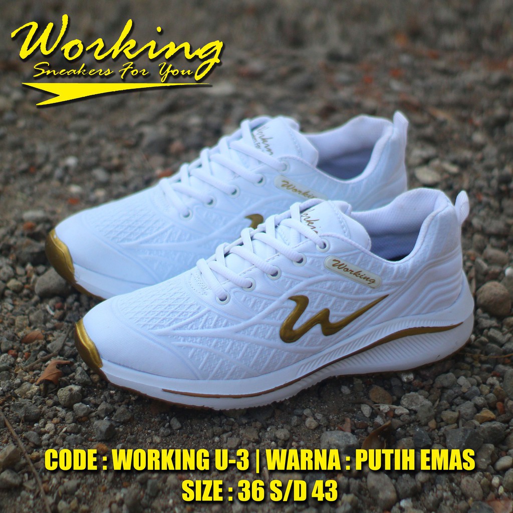 Sepatu Pria Original 100% Working U-03 Sneakers Running Pria/Wanita Olahraga Yoga Lari