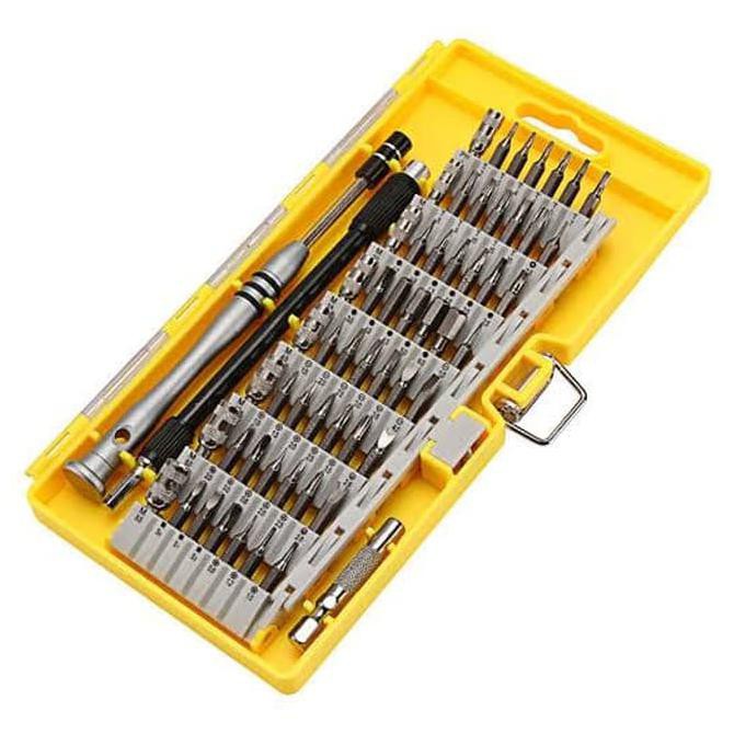 Toolkit obeng set 45 in 1 untuk reparasi elektronik