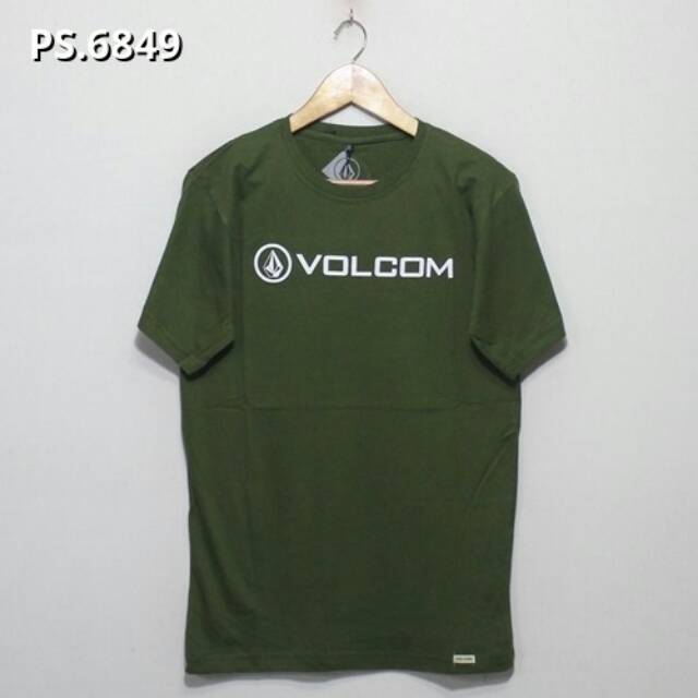 KAOS distro Surfing Volcom BM Original Premium Simple Design Ukuran M, L Luar
