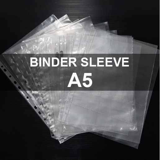 

Binder sleeve pocket A5 tempat photocard, polaroid, photoset, postcard