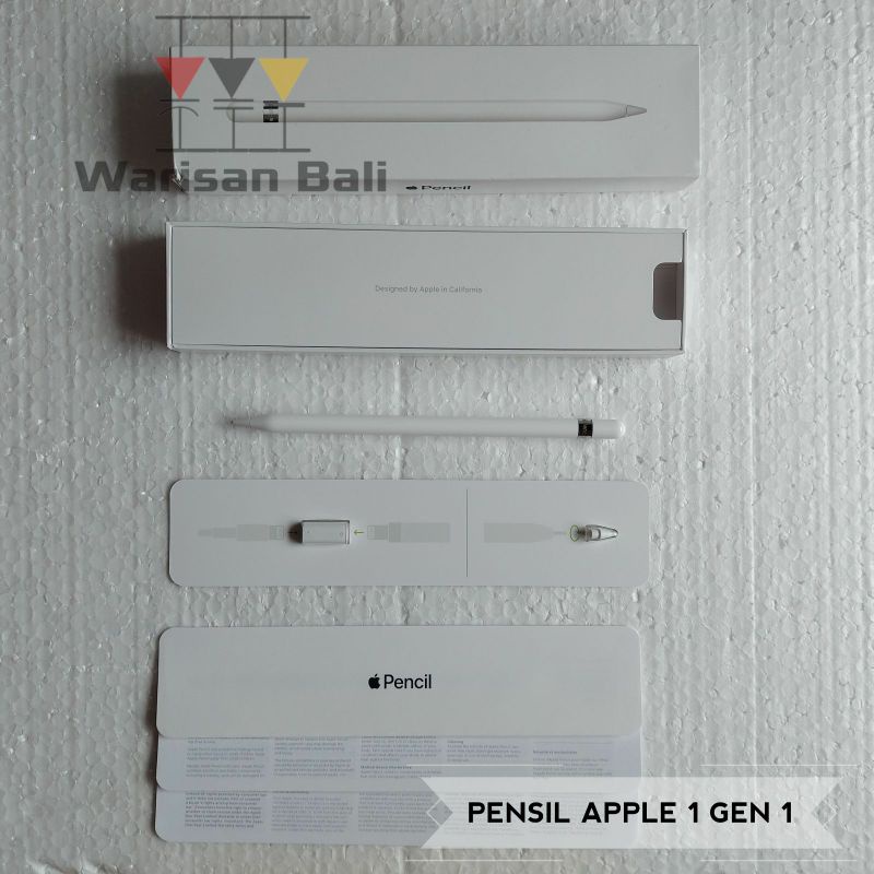 Pensil apple 1 Fullset original apple pencil mulus