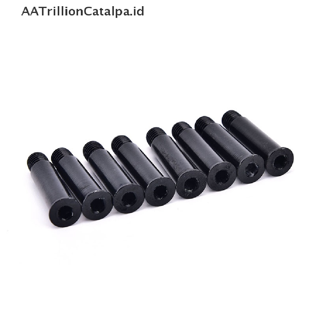 Aatrillioncatalpa 8pcs / set Sekrup / Baut Bahan Aluminum alloy Untuk Sepatu Roda inline skate