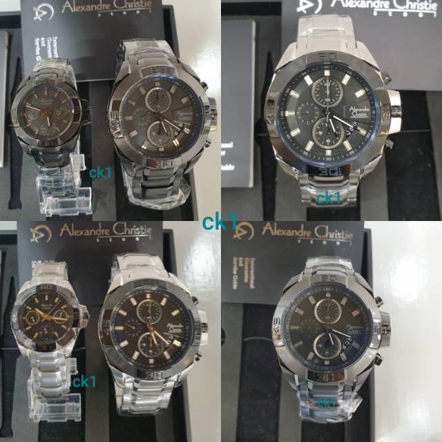 Jam tangan couple alexandre christie AC6224 ORIGINAL BERGARANSI RESMI