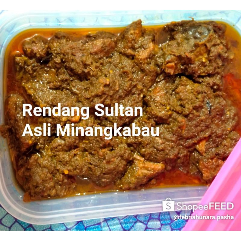 Jual Rendang Daging Padang Sultan Khas Minangkabau Indonesia Shopee Indonesia