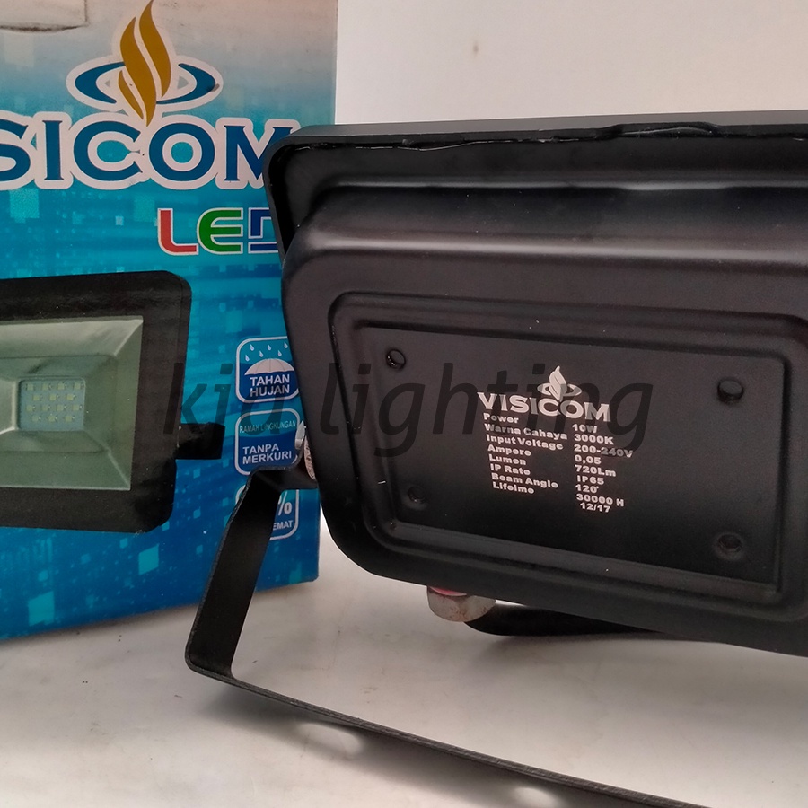 LAMPU SOROT LED 10W 10 WATT VISICOM KUNING