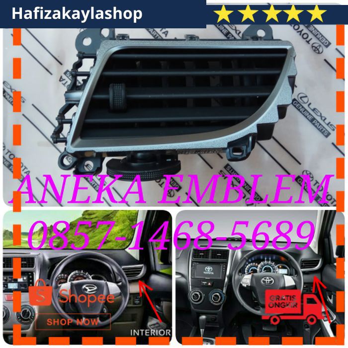 Part mobil kisi ac allnew avanza - kisi ac allnew xenia - kisi ac veloz - kanan zn 352