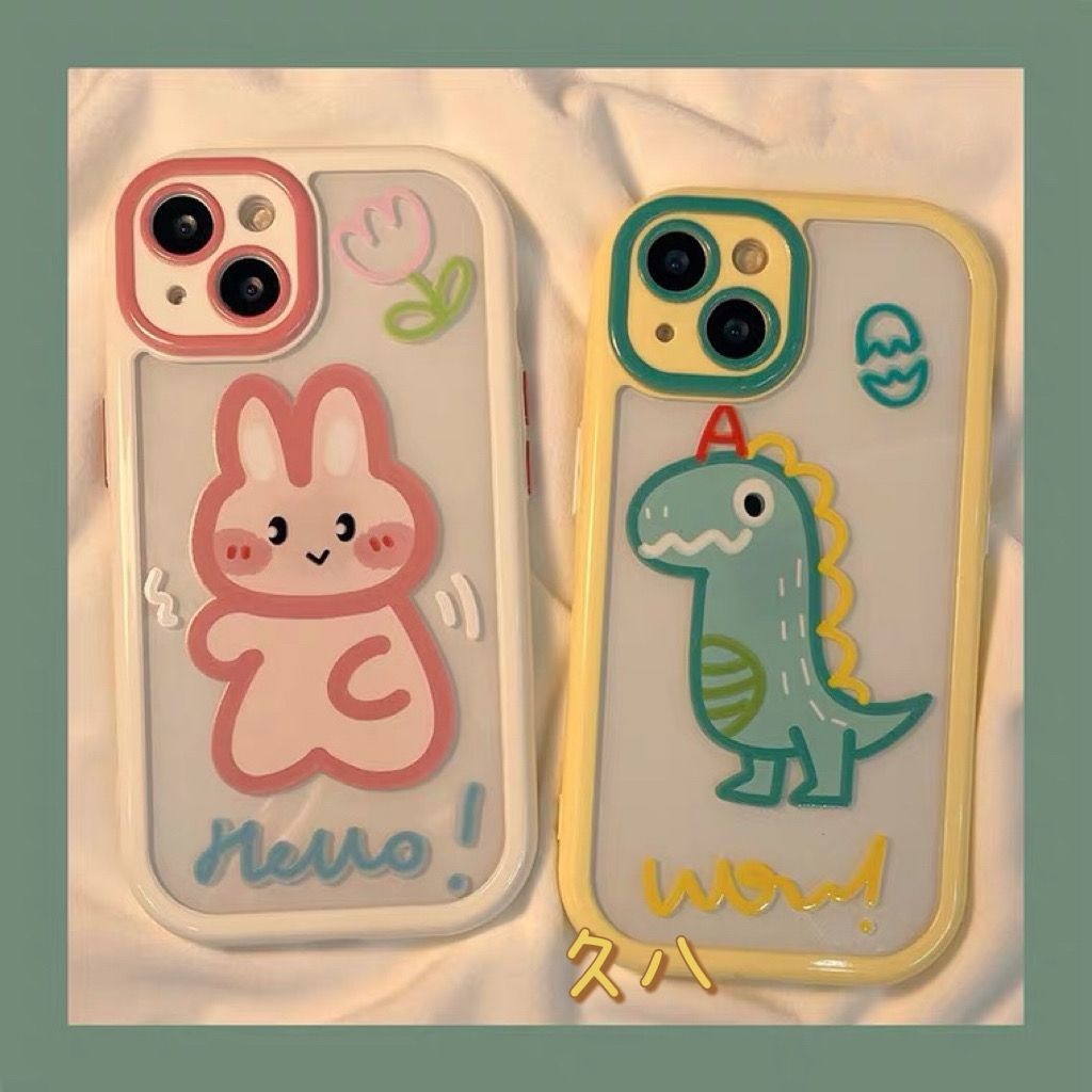 Case Motif Kelinci Buaya Untuk iPhone 12 13 11 Pro Max X Xs Max Xr fuytb4