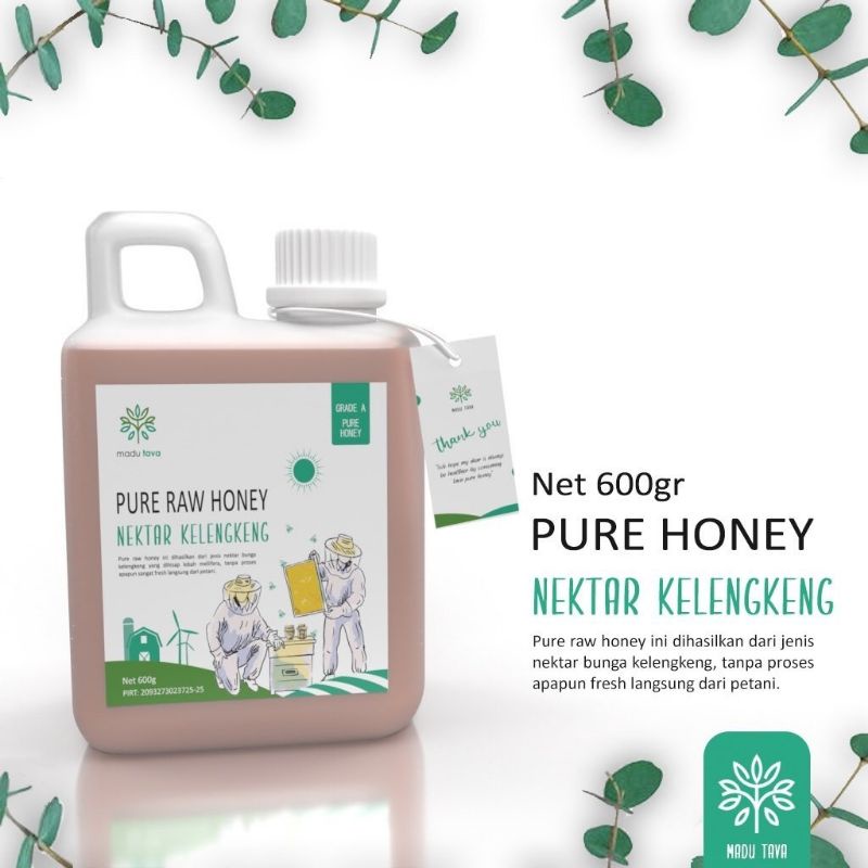 

Madu Murni Asli 900gr Tava Grade A Nektar Kelengkeng 100% Alami Pure Natural Raw Honey Kesehatan