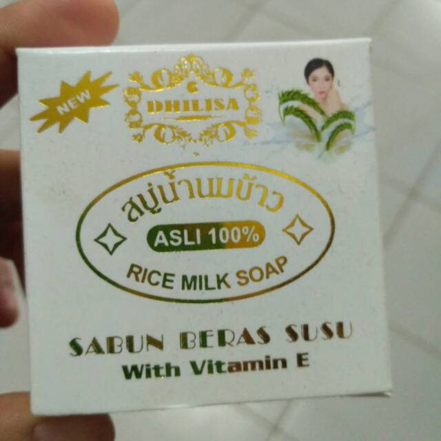 PASTI MURAH - DHILISA SABUN WAJAH - Dhilisa rice milk soap new.. *sabun wajah*