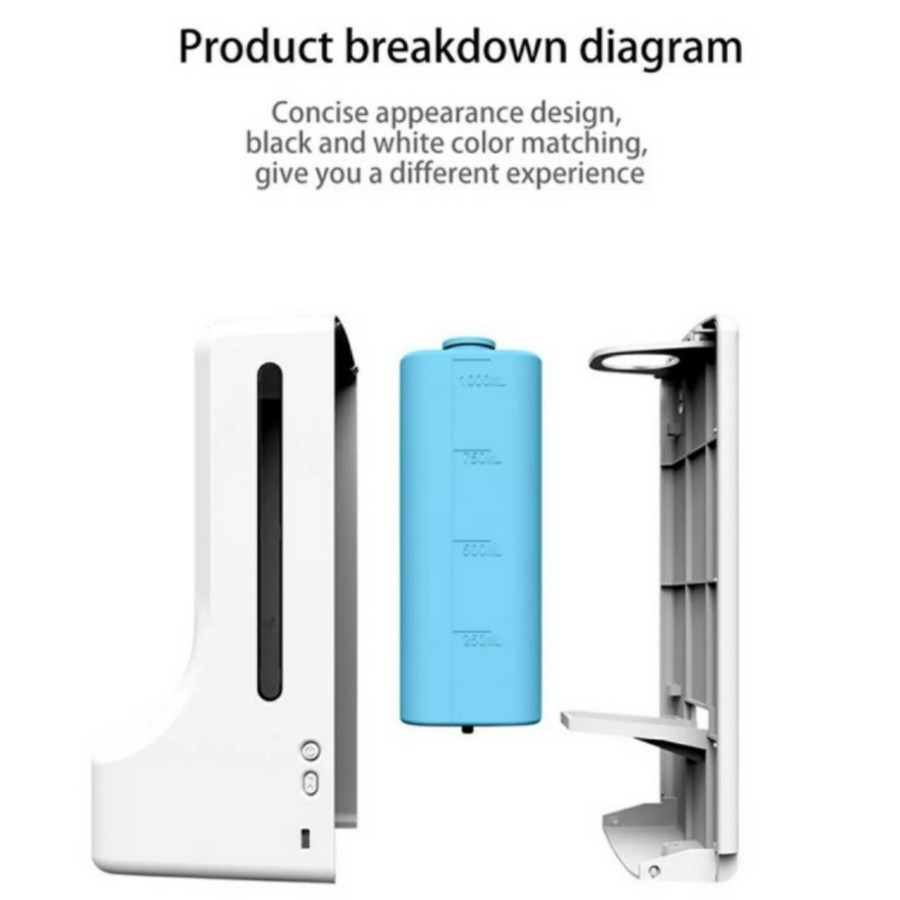 Termometer Tripod Dispenser Handsanitizer Sensor Otomatis Infrared Standing Dinding Wall Mounted