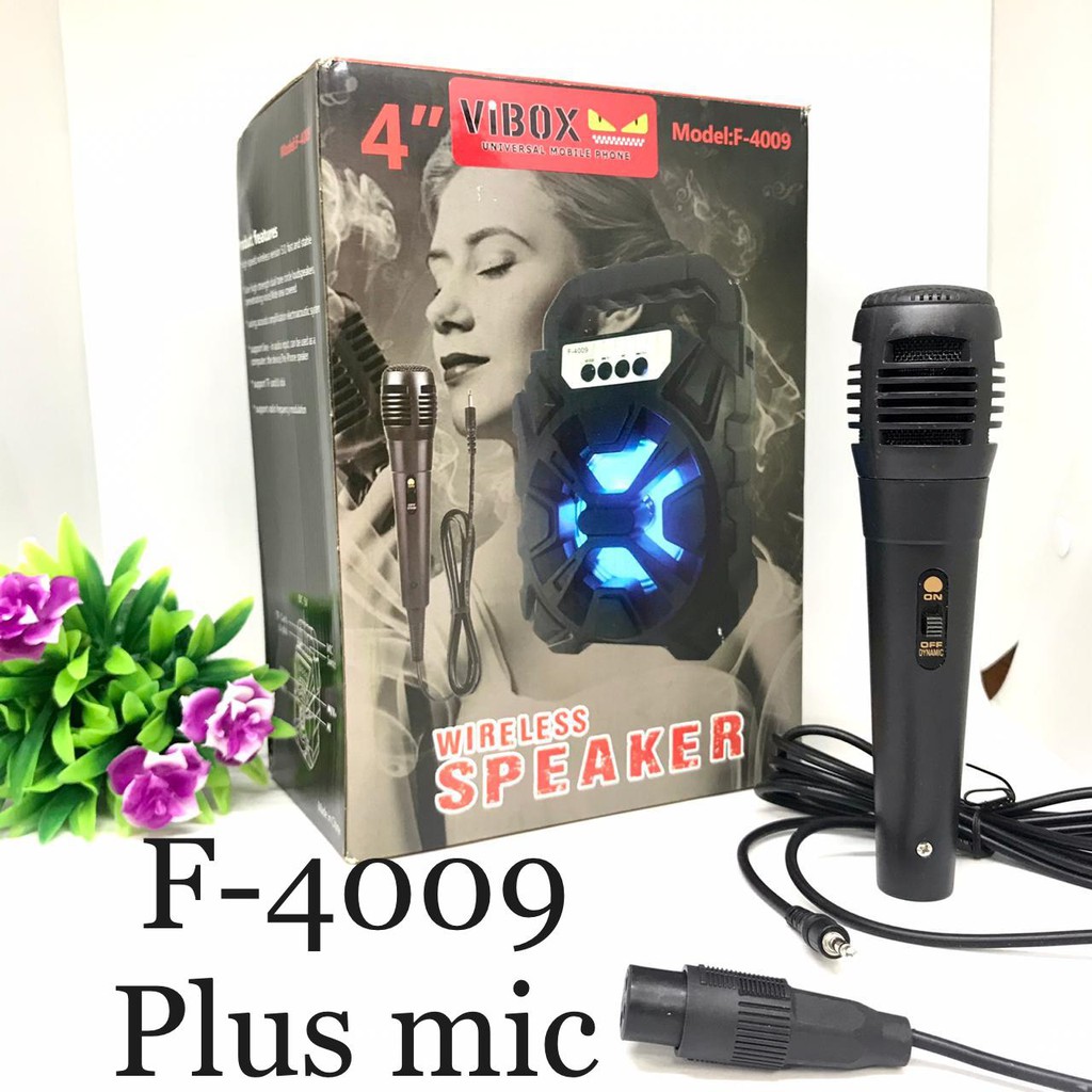 Speaker BLUETOOTH VIBOX F-4009 PLUS MIC KAROKE