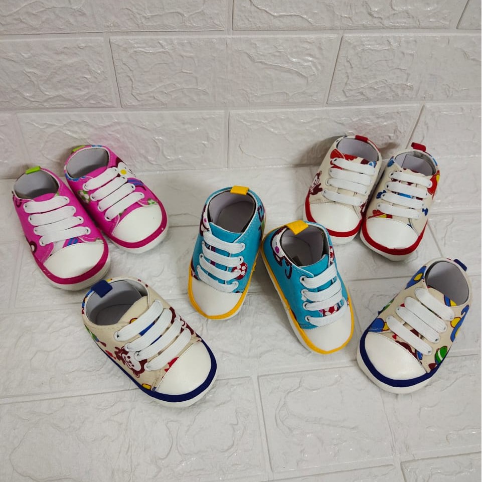 Sepatu Prewalker Casual Bayi #01 Unisex 3-12 Bulan / Sepatu Casual Bayi