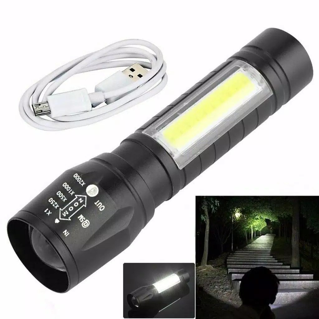 Senter Lampu Swat Mini Zoom | Senter Police LED- U3
