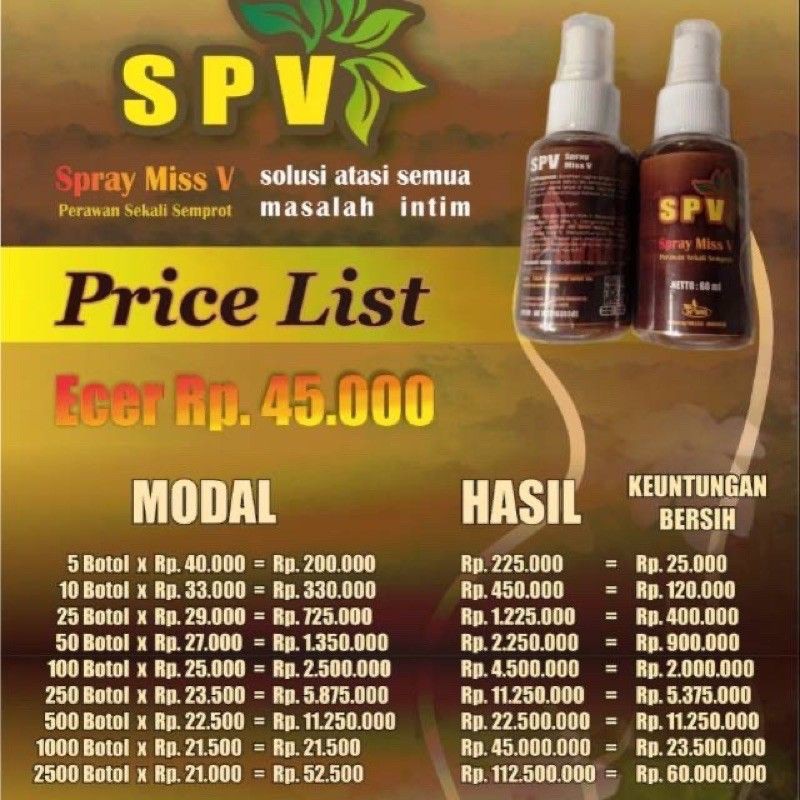 Spray miss V spv