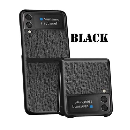 case samsung galaxy z flip 3   z flip 4 5g    z fold 3   z fold 4 5g  hardcase premium leather sarun