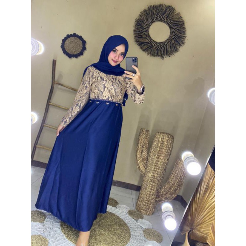 Tsuraya Dress || Dress Gamis Brukat