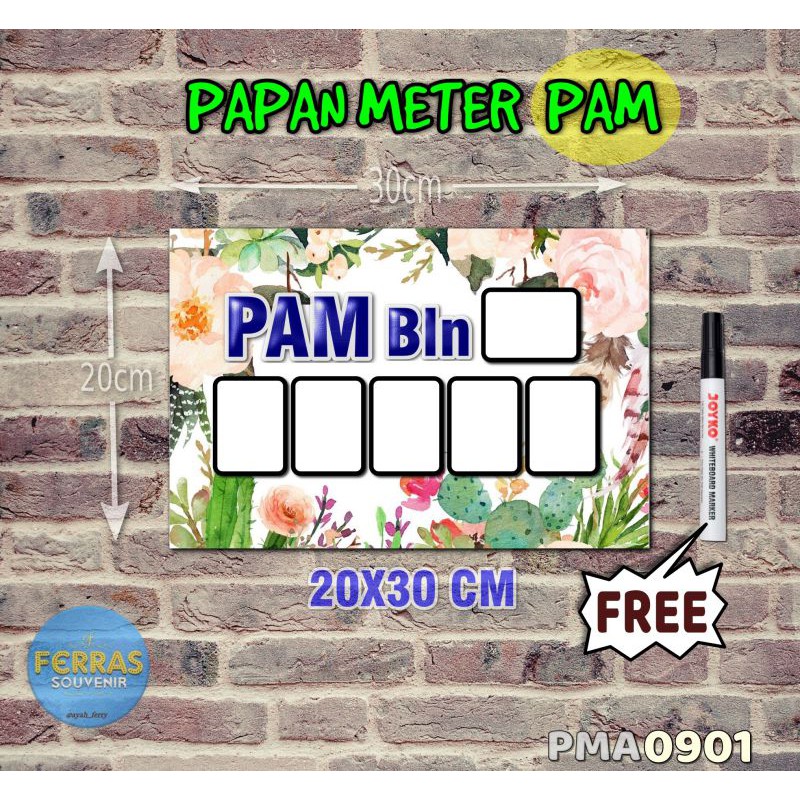 

Ferras Papan Meter Listrik PLN PAM motif Unik - Lukis 01