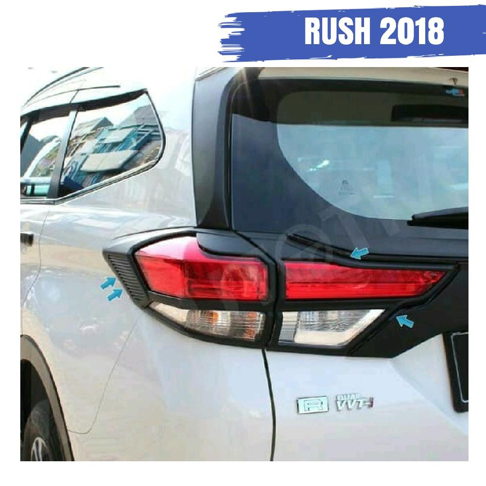 Garnish Belakang All New Rush Terios 2018 Blacktivo