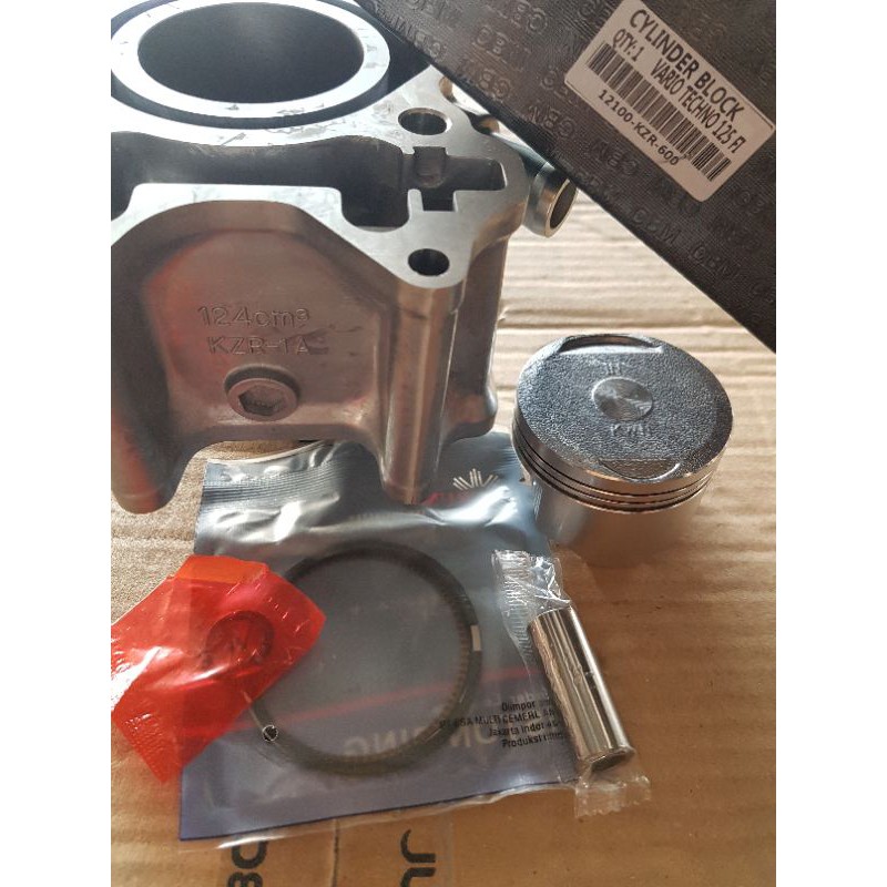 blok seher komplit piston ring seher vario 125 fi oem