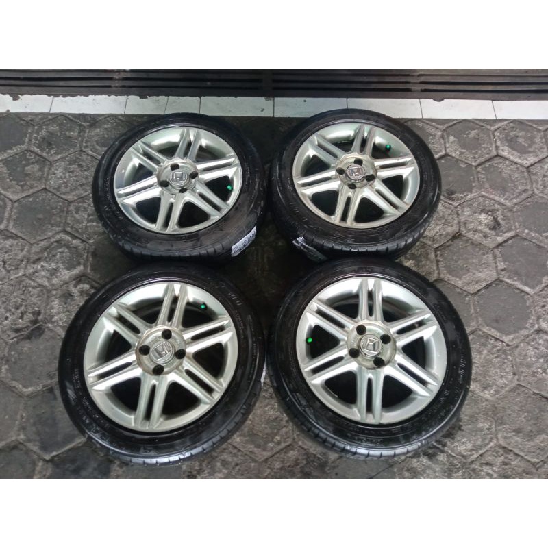 Velg Bekas Std Honda City R15 Pcd 4x100 +Ban 185 55 15