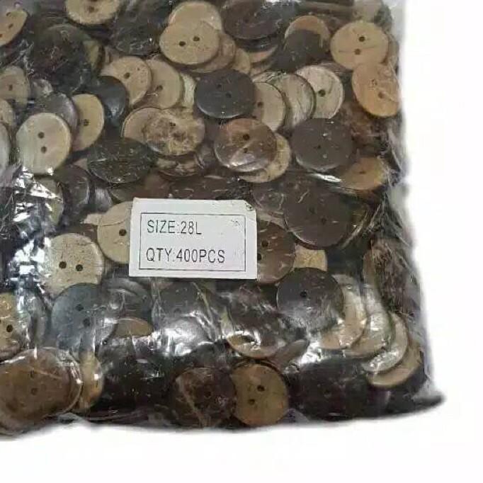 

Lagi Trend ☘ Kancing Batok 28L/18 mm isi 400 pcs,,