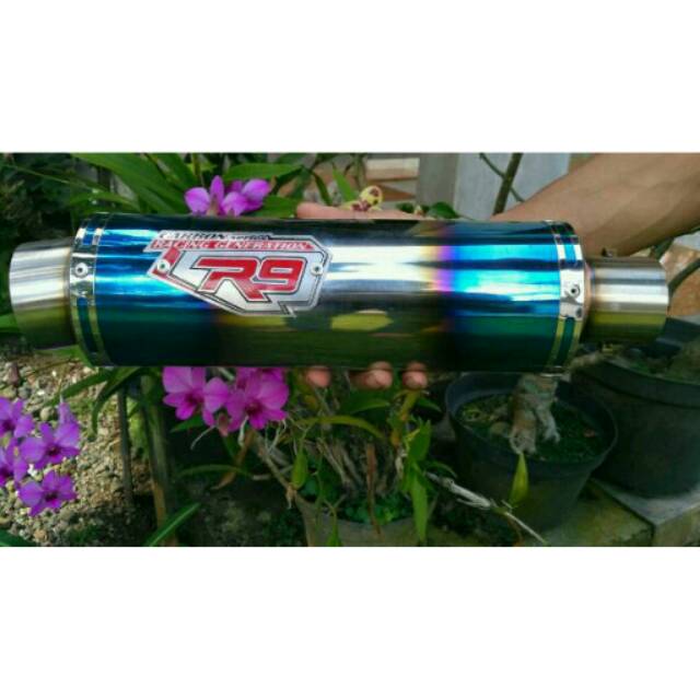 Silencer r9. Knalpot r9. Knalpot racing r9. Silencer saja