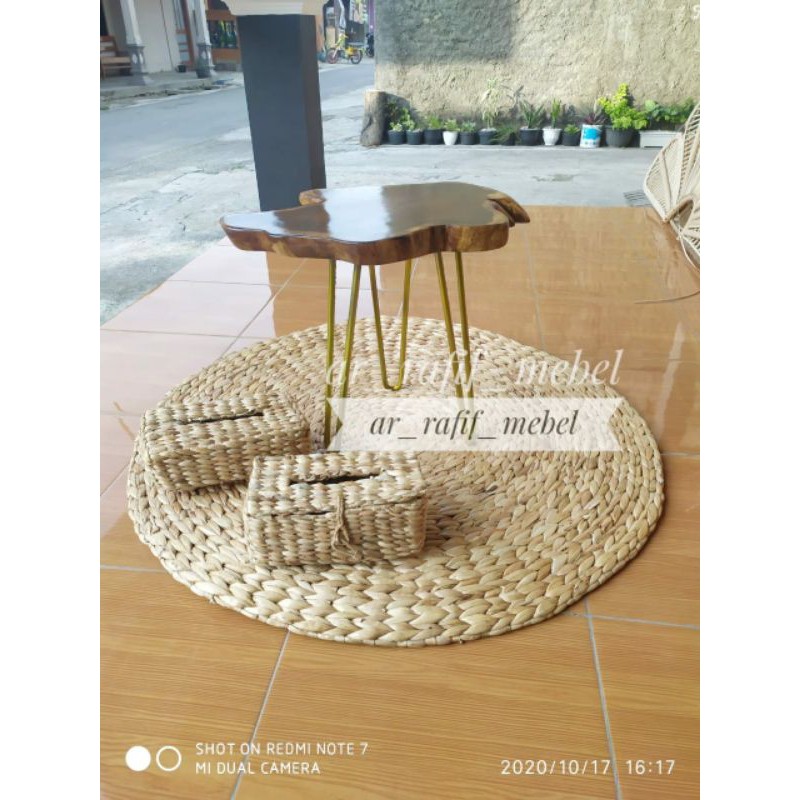 rug enceng gondok / tatakan enceng gondok / karpet enceng gondok / tikar enceng gondok