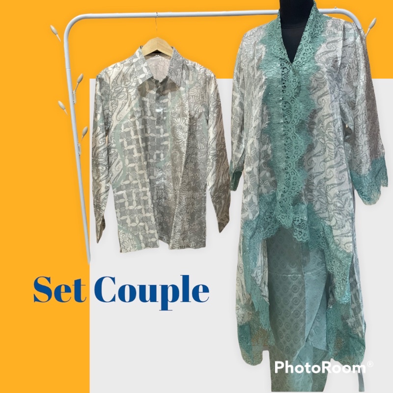 set couple batik/outer batik lace kulot/lilit