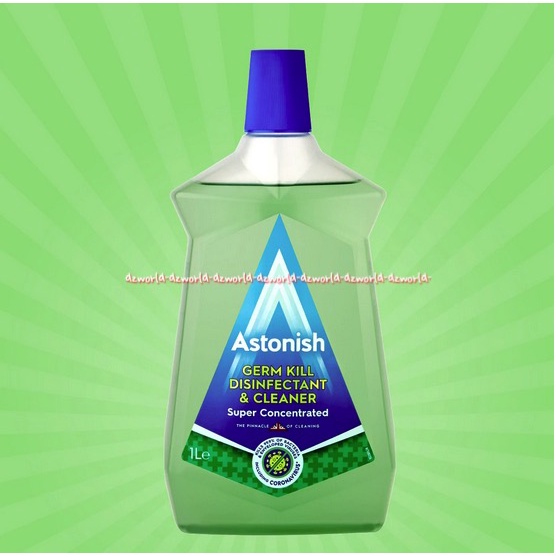 Astonish Cairan Pembersih Germ Clear 1L Dapat Menghilangkan Kuman Serta Anti Bakteri Astonis Green Hijau Antibacterial Disinfectant Cairan Pembersih Lantai Serbaguna Serba Guna