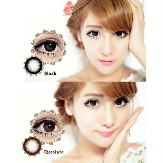 Softlens EOS Baby Black dan Choco
