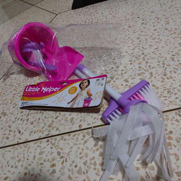 Bisa Cod Cleaning Set Kantong  - Mainan Sapu Sapuan Little Helper