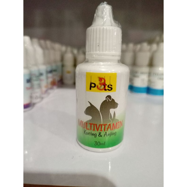 Vitamin kucing dan anjing - P3ts multivitamin 30ml