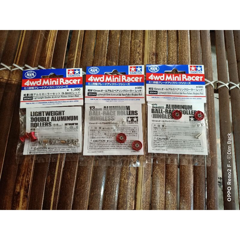 Tamiya 95562 95549 95549 paket rollers depan dan belakang (9-8mm 13mm)