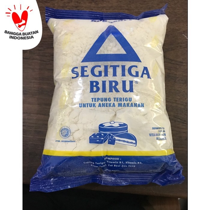 Tepung Terigu Terigu Segitiga Biru kemasan 1kg