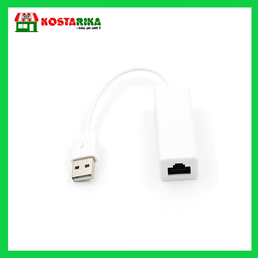 Converter Usb 2.0 to lan ethernet cable 100Mbps Konektor Usb To Internet rj45 Adapter