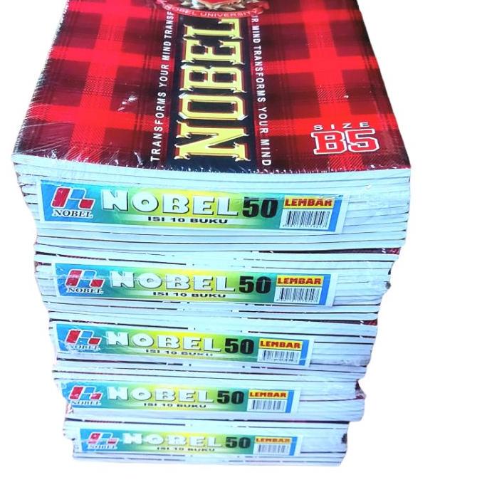 

Segera Dapatkan Buku Tulis Campus BOXY BESAR BMC NOBEL 50 LEMBAR isi 10 BUKU NFG*