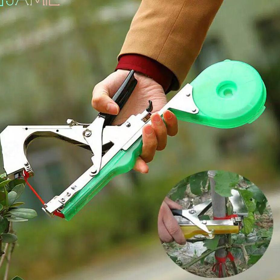 

↧↨ Pita Pengikat Lanjaran Tanaman Paket 60 Roll + 1 Kotak Staples ㊌