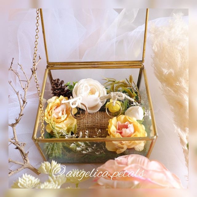 Lemon Tart @angelica.petals Wedding Ring Box / kotak cincin kawin / seserahan / mahar