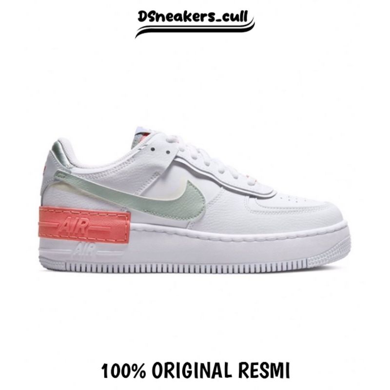 Nike Air Force 1 Shadow Seafoam Jade Smoke Womens BNIB RESMI 100% ORIGINAL