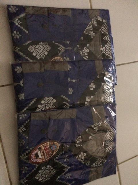 Bswart Batik Hrb026 Kenongo Hem Pendek Padi Pekalongan M L Xl Batik Pria Murah Modern Grosir Batik