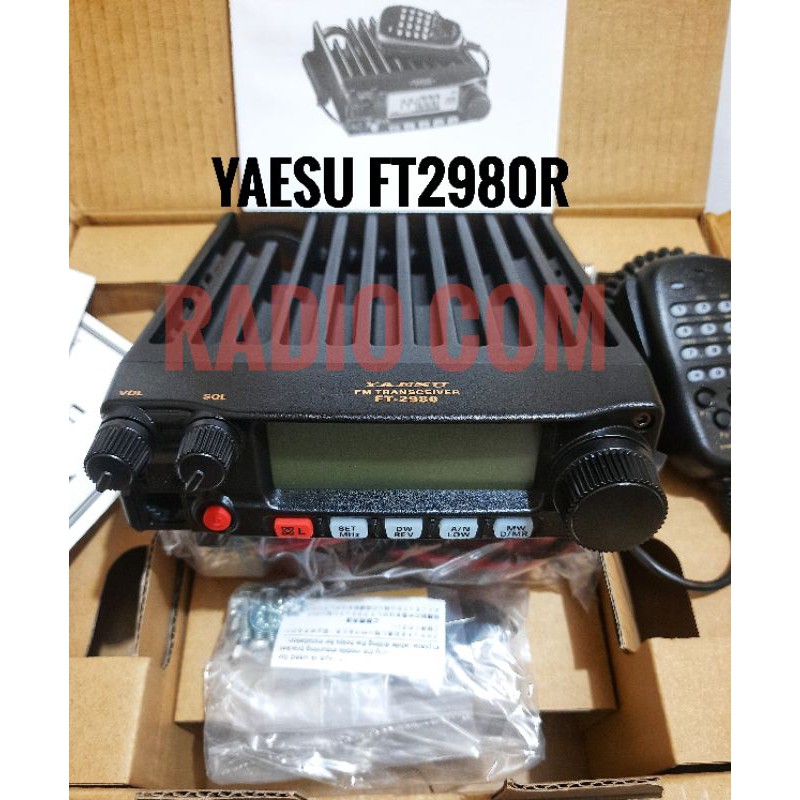 RADIO RIG YAESU FT 2980R MURAH VHF PENGGANTI YAESU FT2900 MURAH - RIG MOBIL YAESU FT 2980R VHF MURAH RIG YAESU FT2980 FT 2980 VHF