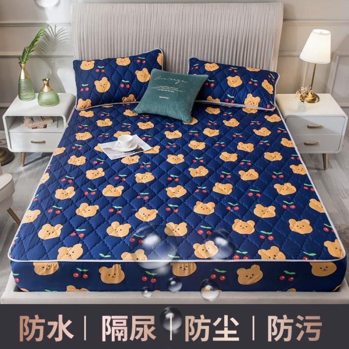 SPREI WATERPROOF PREMIUM MOTIF - MATTRAS PROTECTOR ANTI AIR WATERPROOF