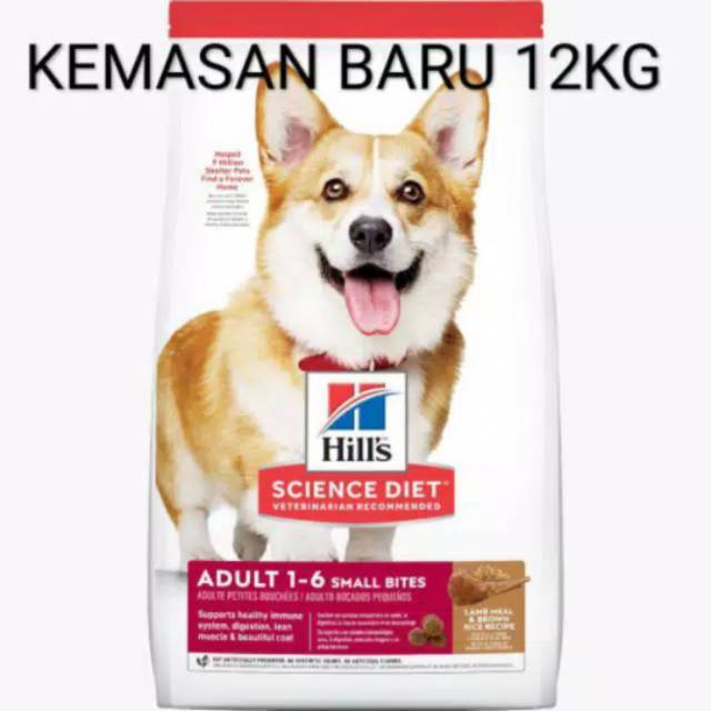 Science diet adult lamb small bites 12kg khusus ekspedisi